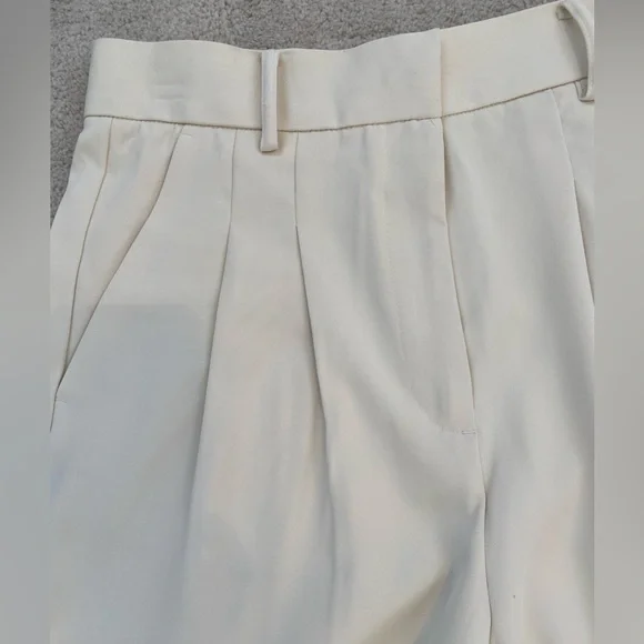 French Connection Cream Wide Leg Pants - Picture 8 of 8